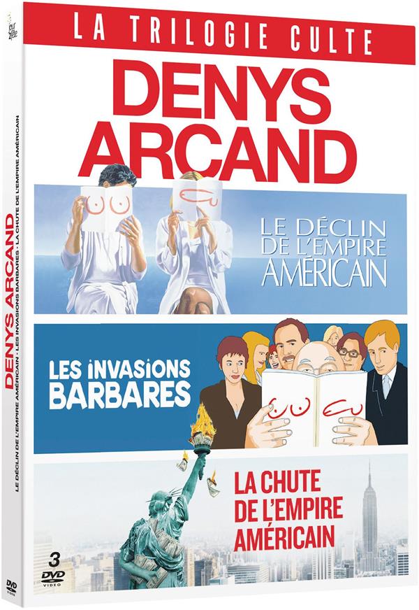 Trilogie Denys Arcand : Le déclin de l'empire américain + Les invasions barbares + La chute de l'empire américain [DVD] - flash vidéo