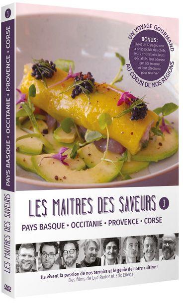 Les Maîtres des saveurs - Vol. 3 : Pays Basque, Occitanie, Provence, Corse [DVD]