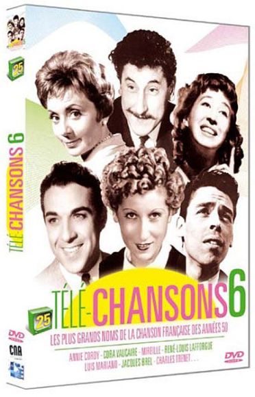 Télé-chansons 6 : les plus grands noms de la chanson française des années 50 [DVD] - flash vidéo