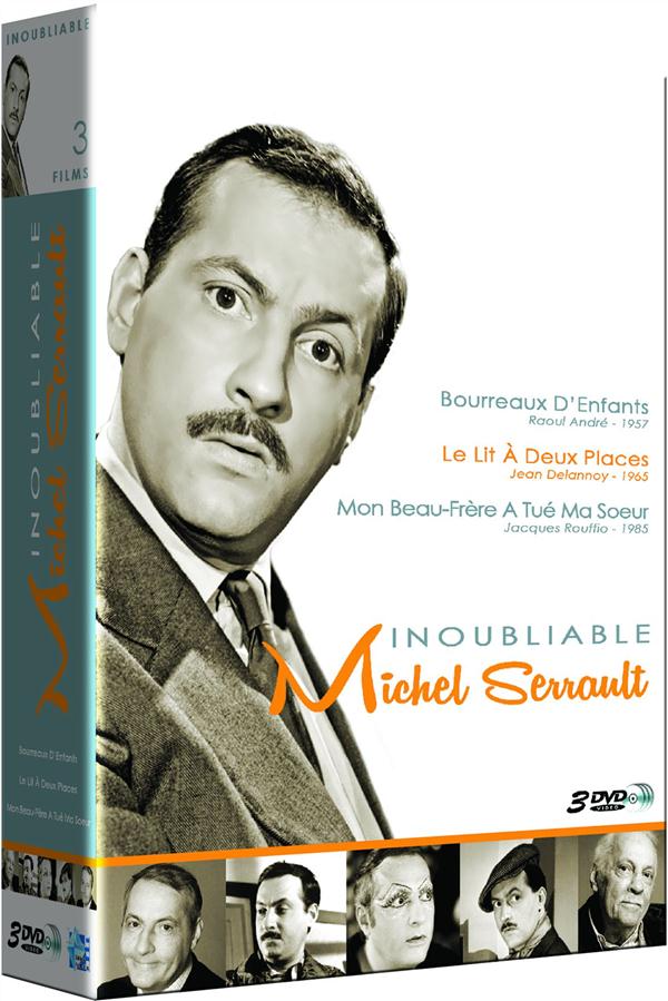 Coffret Inoubliable Michel Serrault : Bourreaux D'enfants  Le Lit à Deux Places  Mon Beau-frère A Tué Ma Soeur [DVD]