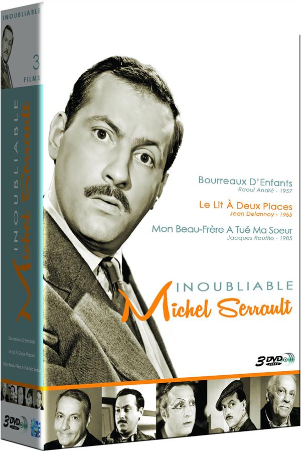 Coffret Inoubliable Michel Serrault : Bourreaux D'enfants Le Lit à Deux Places Mon Beau-frère A Tué Ma Soeur [DVD] - flash vidéo