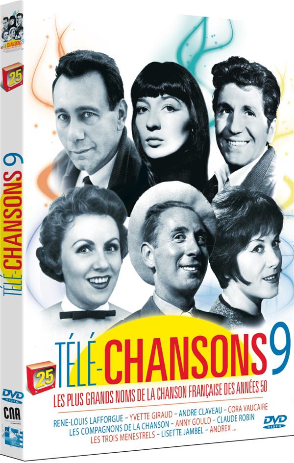 Télé-chansons 9 : les plus grands noms de la chanson française des années 50 [DVD] - flash vidéo