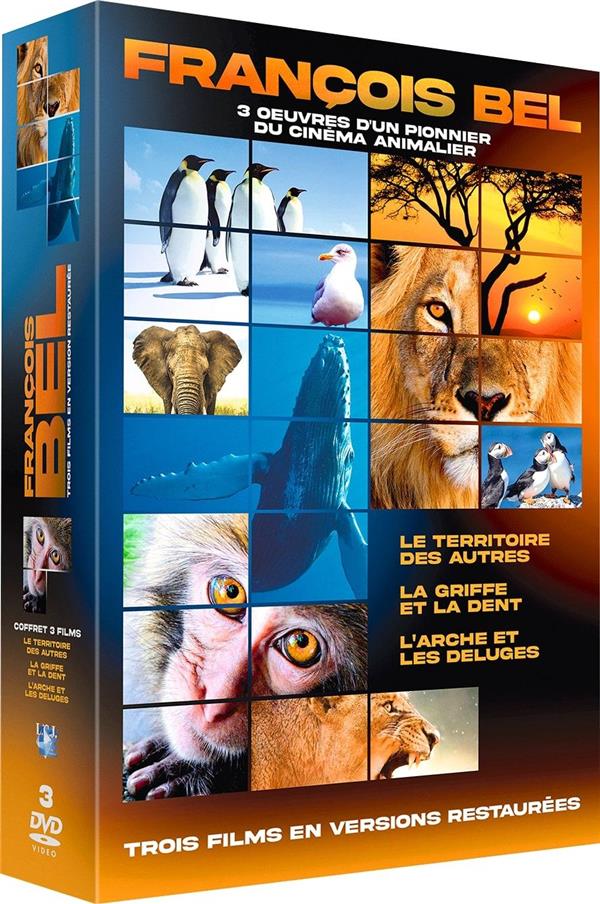François Bel - 3 Films : La griffe et la dent + Le territoire des autres + L'arche et les déluges [DVD] - flash vidéo