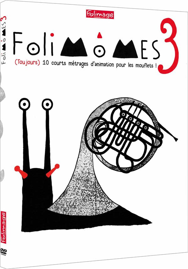 Folimômes 3 : (Toujours) 10 courts métrages d'animation pour les mouflets ! [DVD]