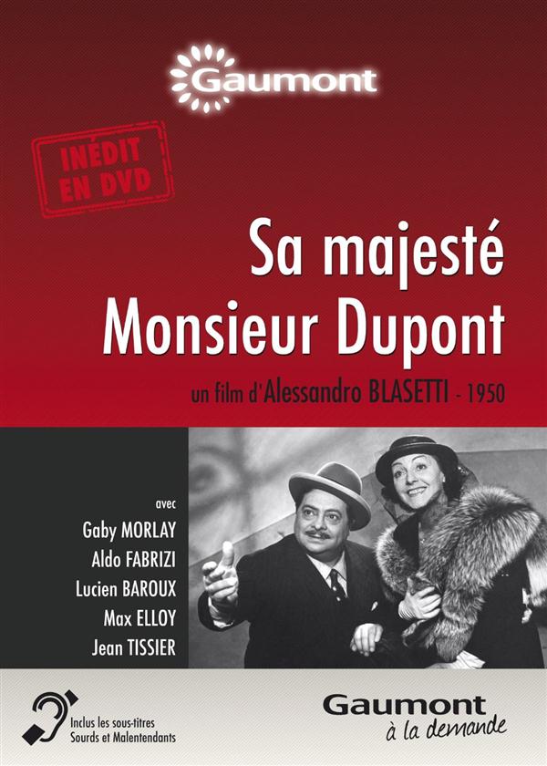 Sa majesté Monsieur Dupont [DVD] - flash vidéo