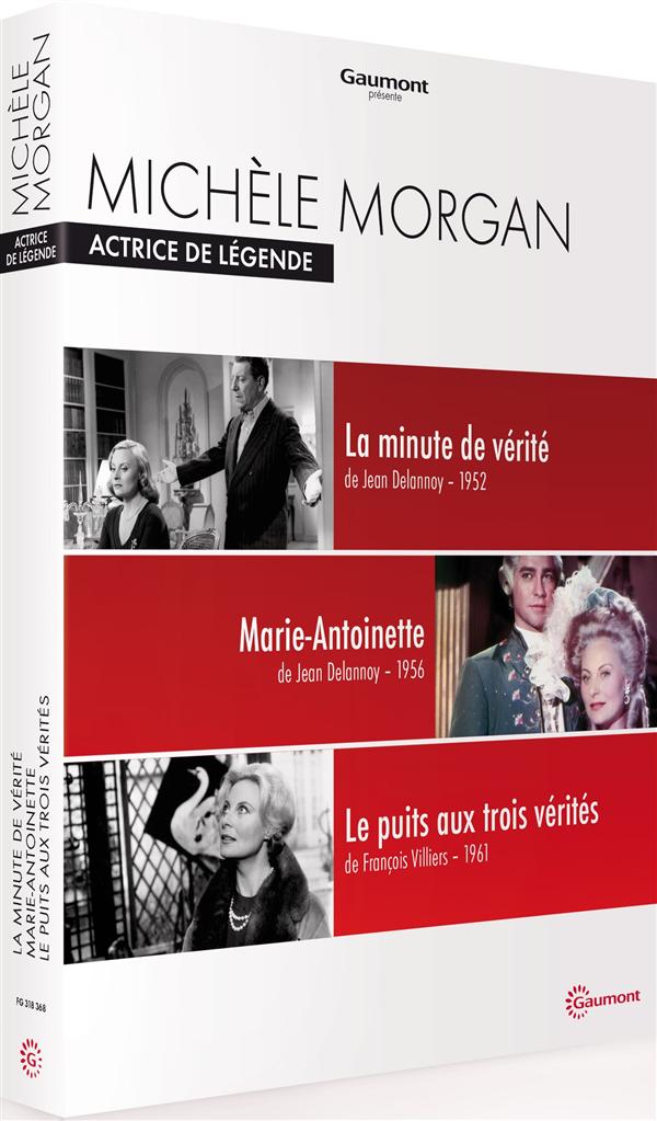 Coffret Michèle Morgan : La Minute De Vérité Marie-Antoinette Reine De France Le Puits Aux Trois Vérités [DVD] - flash vidéo