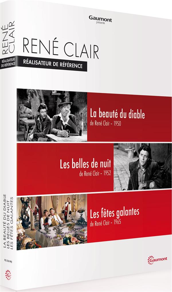 Coffret René Clair : La Beauté Du Diable Les Belles De Nuit Les Fêtes Galantes [DVD] - flash vidéo