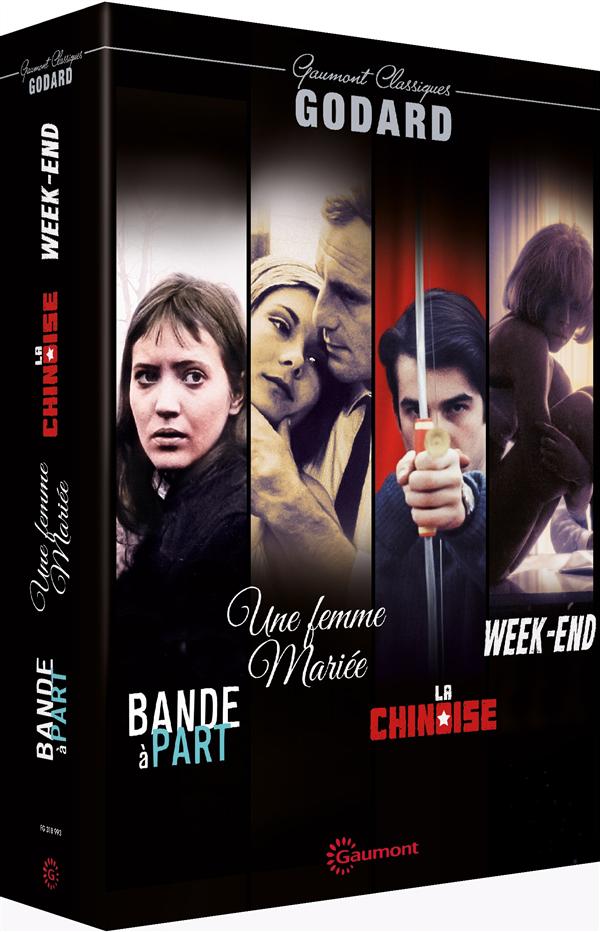 Godard - Bande à part + Une femme mariée + La chinoise + Week-end [DVD] - flash vidéo