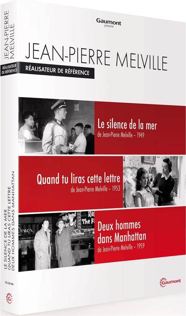 Coffret Jean-Pierre Melville : Le Silence De La Mer Quand Tu Liras Cette Lettre Deux Hommes Dans Manhattan [DVD] - flash vidéo