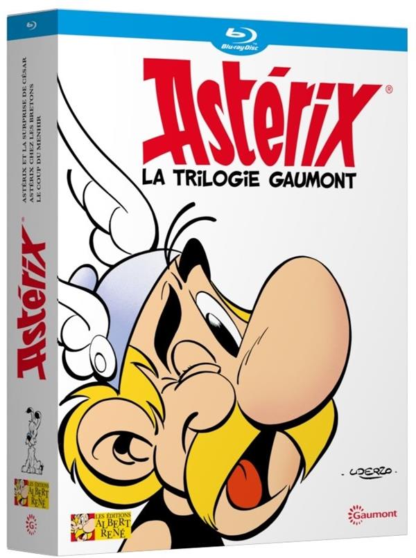 Astérix - La trilogie Gaumont - Astérix et la surprise de César + Astérix chez les Bretons + Astérix et le coup du menhir [Blu-ray] - flash vidéo