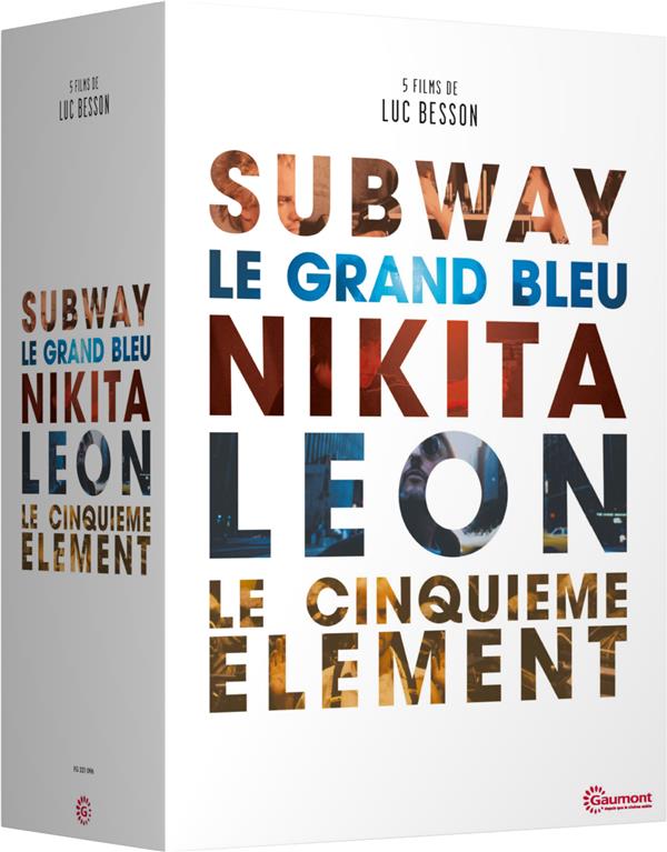 5 films de Luc Besson: Subway + Le grand bleu + Nikita + Léon + Le cinquième élément [DVD] - flash vidéo
