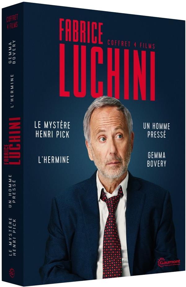 Fabrice Luchini - Coffret 4 films : Le Mystère Henri Pick + Un Homme pressé + L'Hermine + Gemma Bovery [DVD] - flash vidéo
