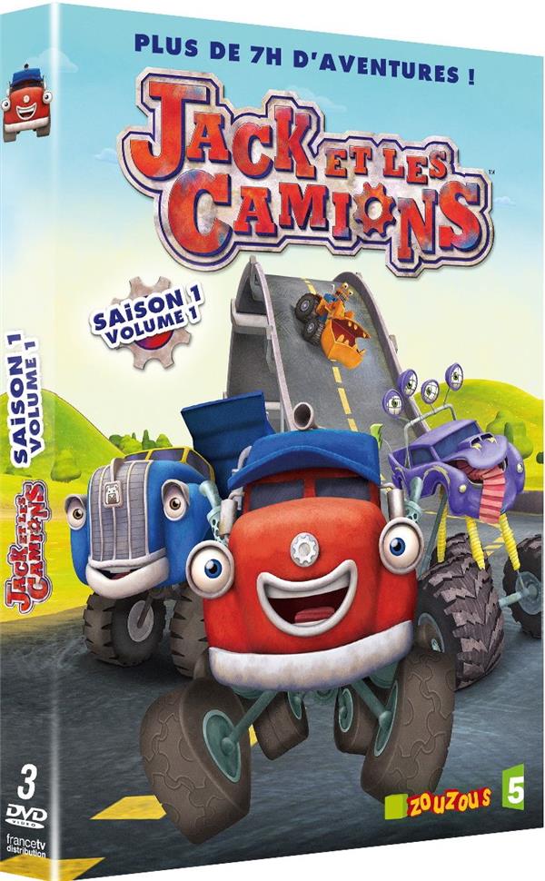 Coffret Jack Et Les Camions, Saison 1, Vol. 1 [DVD] - flash vidéo