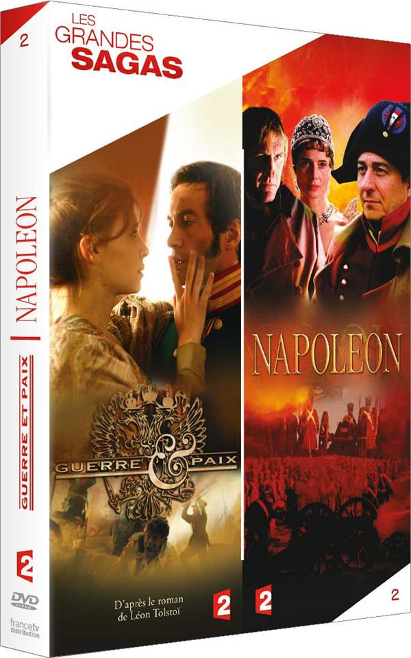 Coffret Grandes Sagas, Vol. 2 : Guerre Et Paix Napoléon [DVD] - flash vidéo