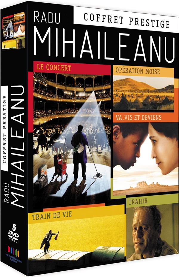 Coffret Radu Mihaileanu : Va, vis et deviens + Le concert + Trahir + Train de vie + Opération Moïse [DVD] - flash vidéo