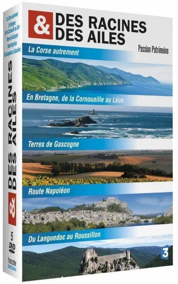 Coffret Des Racines Et Des Ailes, Passion Patrimoine, Vol. 2, 5 Documentaires [DVD] - flash vidéo