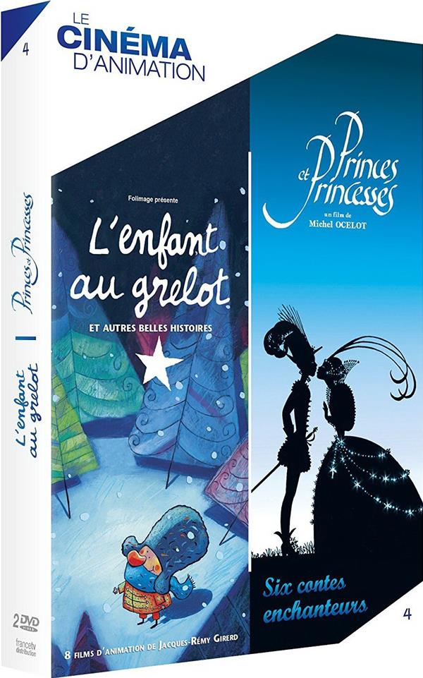 Coffret Le Cinéma D'animation, Vol. 4, 2 Films : L'enfant Au Grelot Princes Et Princesses [DVD] - flash vidéo
