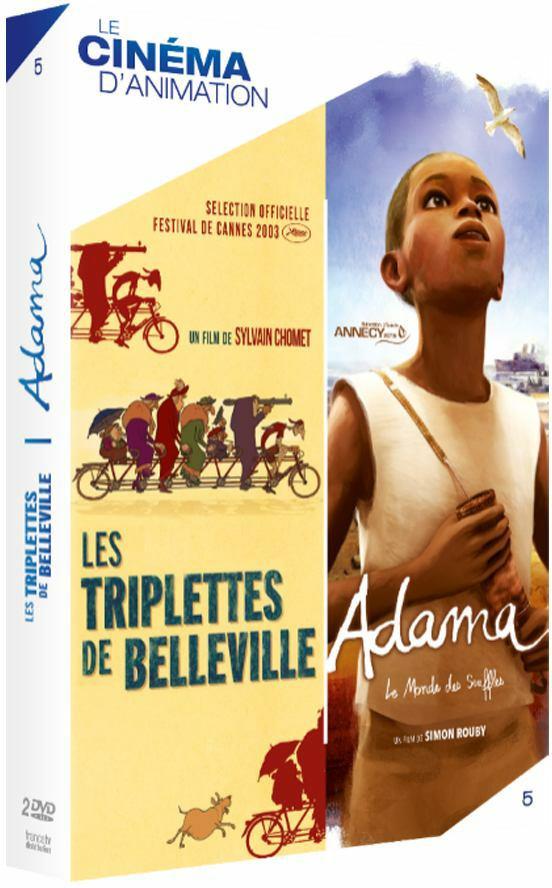 Coffret Le Cinéma D'animation, Vol. 5, 2 Films : Les Triplettes De Belleville Adama [DVD] - flash vidéo