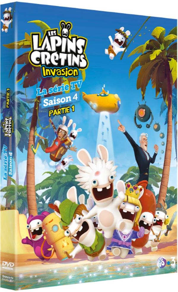 Les Lapins Crétins : Invasion, Saison 4, Vol. 1 [DVD] - flash vidéo