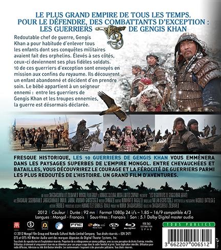 Les Dix guerriers de Gengis Khan [Blu-ray] - flash vidéo