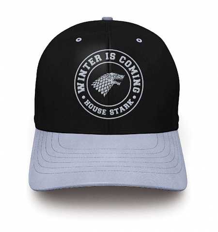 Game of Thrones - Stark Logo Black Baseball Cap - flash vidéo