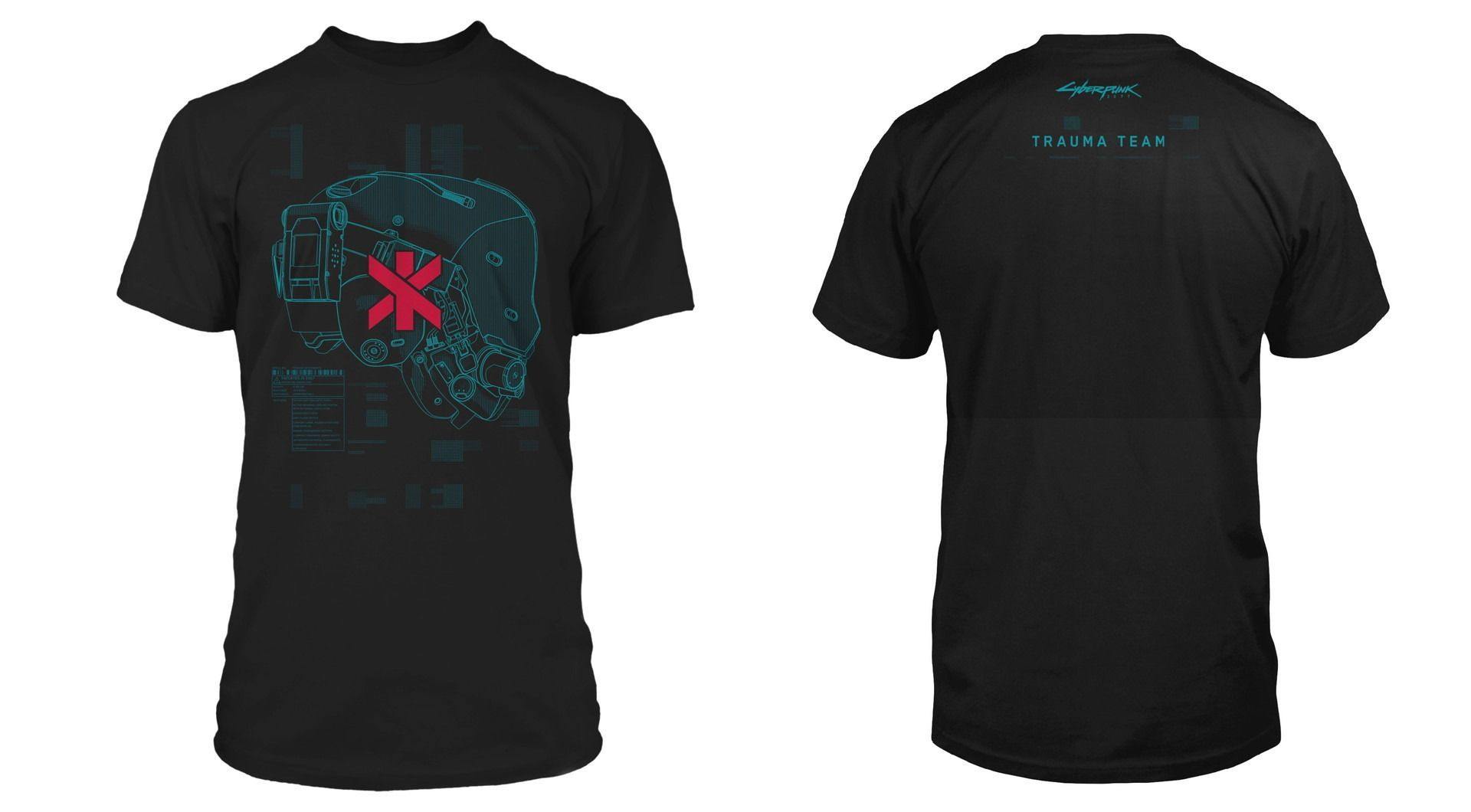 Cyberpunk 2077 - Trauma Team Black T-Shirt - M - flash vidéo