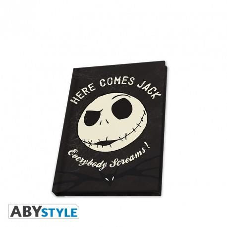 § Nightmare Before Xmas - A6 Glow-in-the-Dark Notebook - flash vidéo