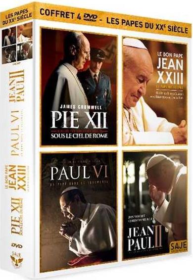 Les papes du XXème siècle - Coffret 4 films [DVD] - flash vidéo