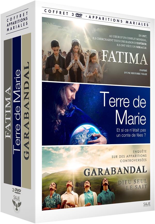 Apparitions mariales - Coffret 3 films : Fatima + Terre de Marie + Garabandal : Dieu seul le sait [DVD] - flash vidéo