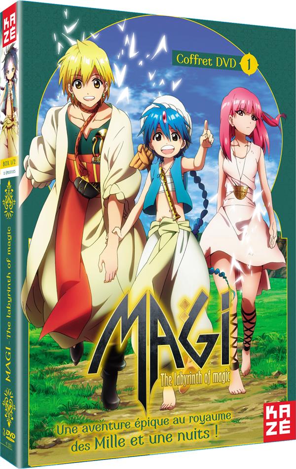 Magi - The Labyrinth of Magic - Saison 1, Box 1/2 [DVD] - flash vidéo