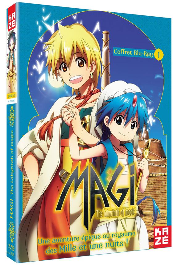 Magi - The Labyrinth of Magic - Saison 1, Box 1/2 [Blu-ray] - flash vidéo