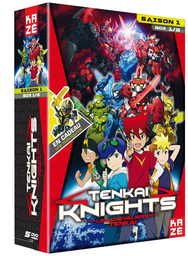Tenkai Knights : Les Chevaliers Tenkai - Saison 1, Box 1/2 [DVD] - flash vidéo