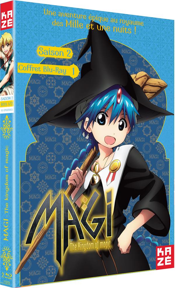 Magi - The Kingdom of Magic - Saison 2, Box 1/2 [Blu-ray] - flash vidéo