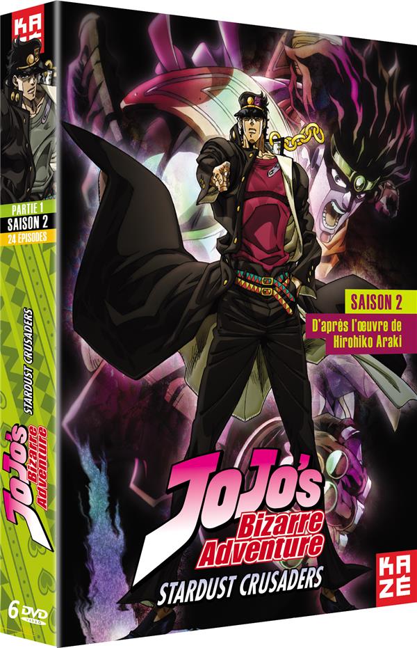 JoJo's Bizarre Adventure - Saison 2 : Stardust Crusaders, Box 1/2 [DVD] - flash vidéo