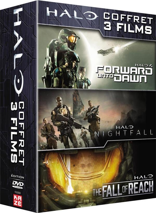 Coffret Halo 3 Films : Nightfall  The Fall Of Reach  Forward Into Dawn [DVD]