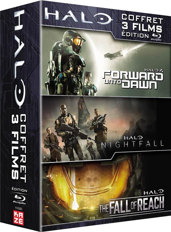 Halo - Coffret 3 Films : Halo 4 : Forward Unto Dawn + Halo : Nightfall + Halo : The Fall of Reach [Blu-ray] - flash vidéo