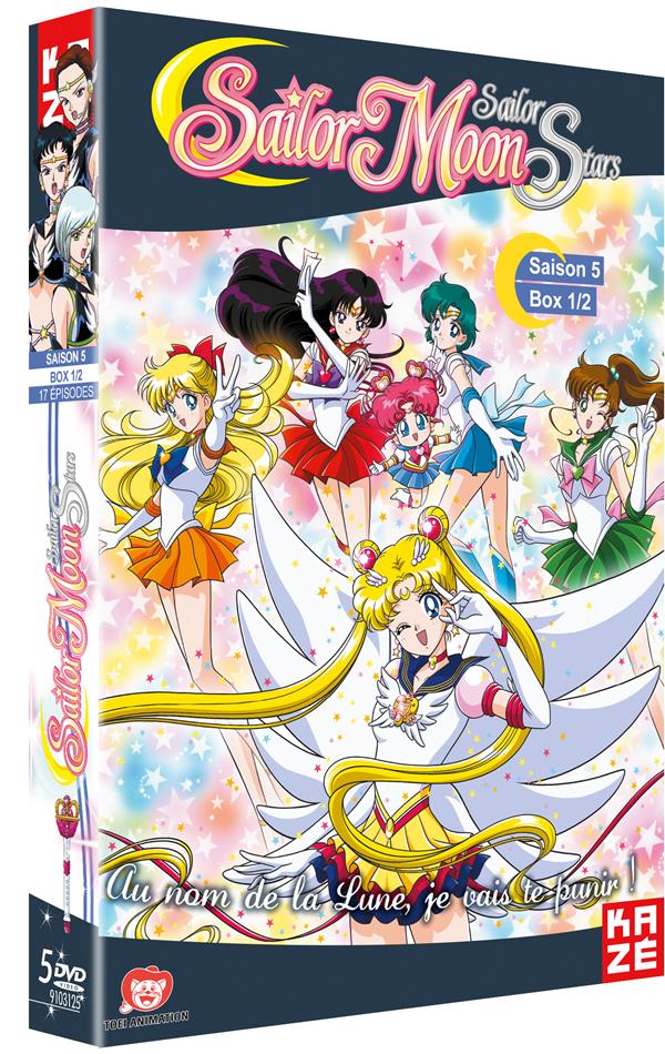 Sailor Moon Sailor Stars - Saison 5, Box 1/2 [DVD] - flash vidéo