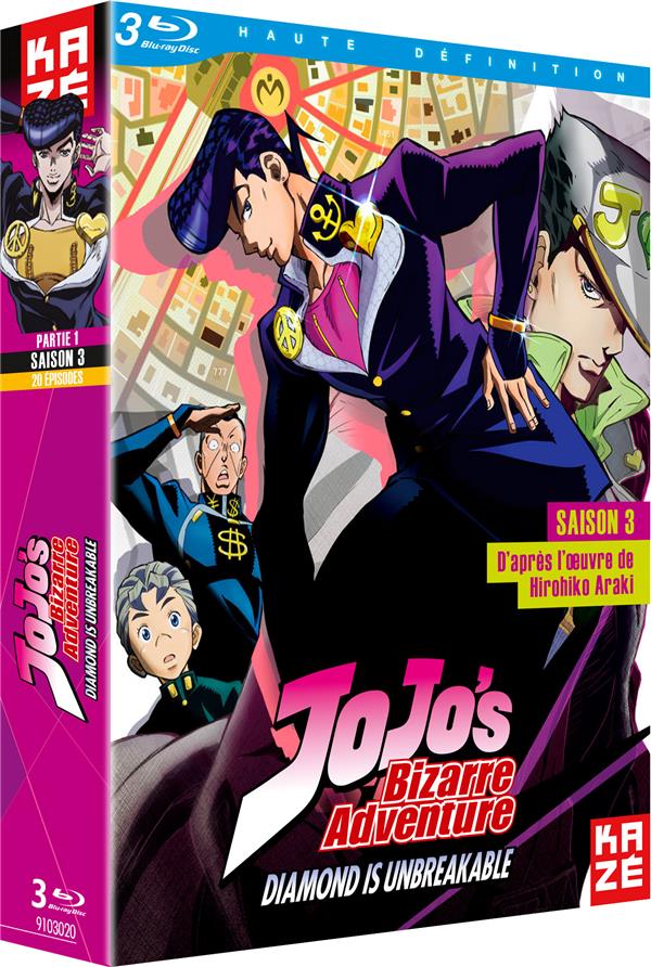 JoJo's Bizarre Adventure - Saison 3 : Diamond is Unbreakable, Box 1/2 [Blu-ray] - flash vidéo