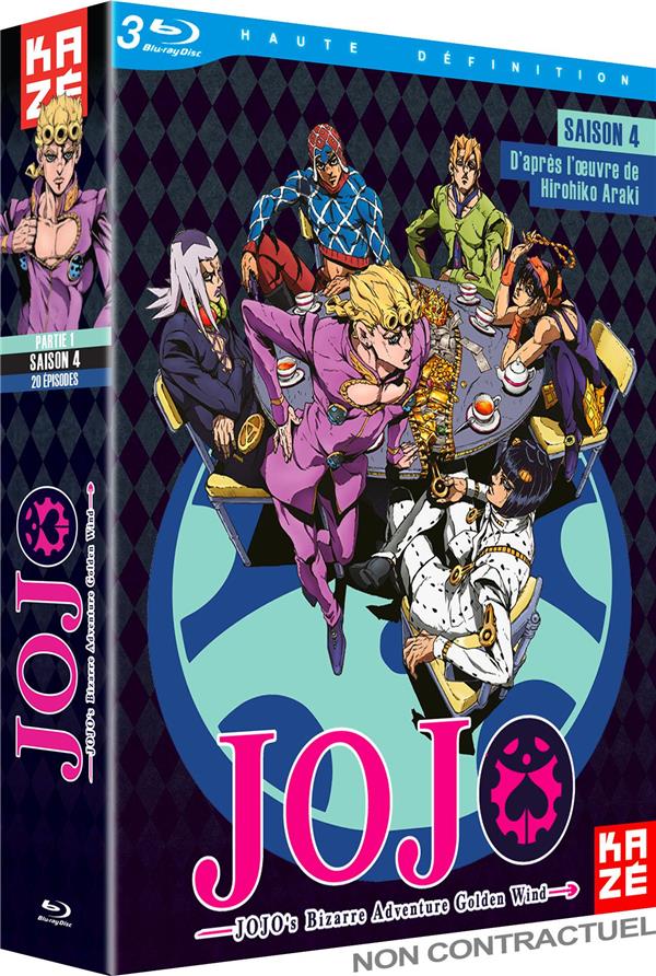 JoJo's Bizarre Adventure - Saison 4 : Golden Wind, Box 1/2 [Blu-ray] - flash vidéo