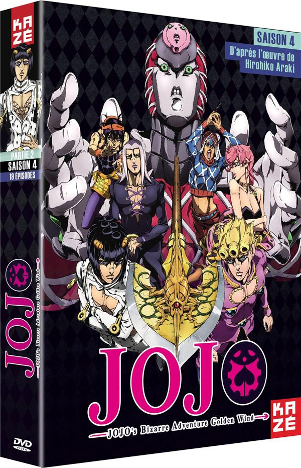 JoJo's Bizarre Adventure - Saison 4 : Golden Wind, Box 2/2 [DVD] - flash vidéo