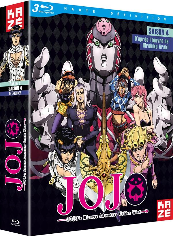 JoJo's Bizarre Adventure - Saison 4 : Golden Wind, Box 2/2 [Blu-ray] - flash vidéo