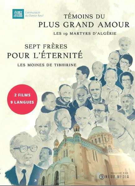 Témoins du plus grand amour : Les 19 martyrs d'Algérie + Sept frères pour l'éternité : Les Moines de Tibhirine [DVD] - flash vidéo