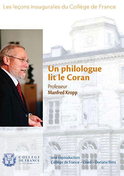Manfred kropp, un philologue lit le Coran [DVD] - flash vidéo