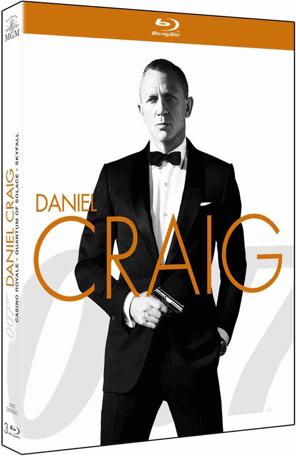 James Bond 007 - Daniel Craig : La Trilogie : Casino Royale + Quantum of Solace + Skyfall [Blu-ray] - flash vidéo
