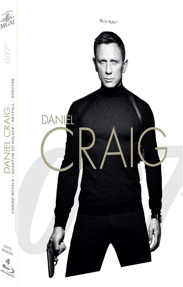 James Bond 007 - La collection Daniel Craig : Casino Royale + Quantum of Solace + Skyfall + Spectre [Blu-ray] - flash vidéo