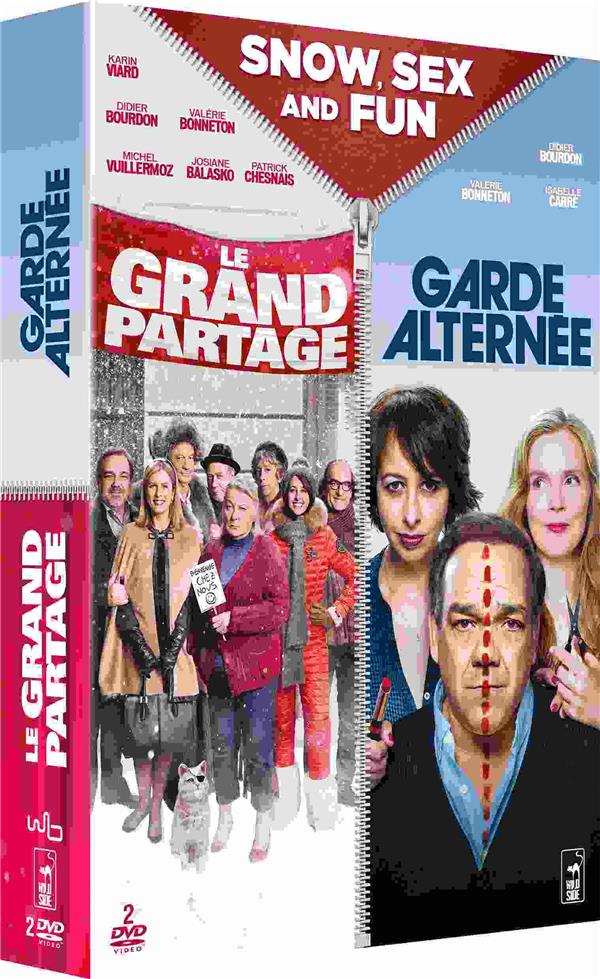 Coffret Comédie 2 Films : Garde Alternée Le Grand Partage [DVD] - flash vidéo