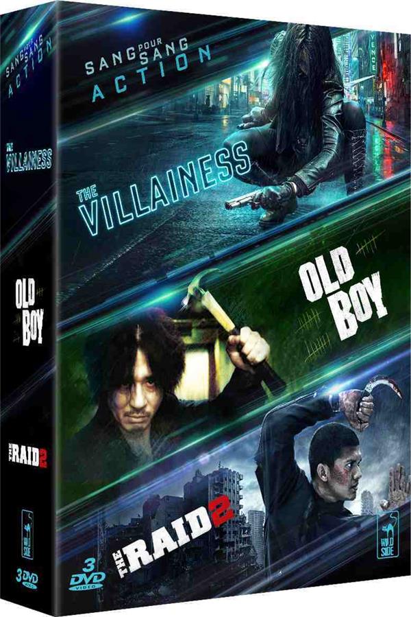 Coffret Action 3 Films : The Villainess  The Raid 2  Old Boy [DVD]