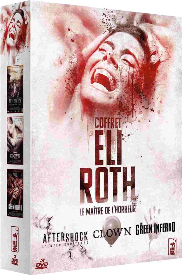 Coffret Eli Roth 3 Films : Green Inferno Clown Aftershock [DVD] - flash vidéo