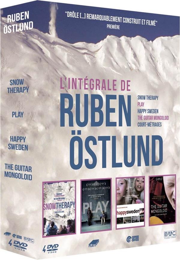 Ruben Östlund - Intégrale 4 films : Snow Therapy + Play + Happy Sweden + The Guitar Mongoloid + courts métrages [DVD] - flash vidéo