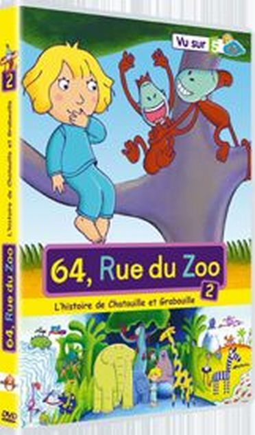 64 Rue Du Zoo, Vol. 2 - L'histoire De Chatouille Et Grabouille [DVD] - flash vidéo